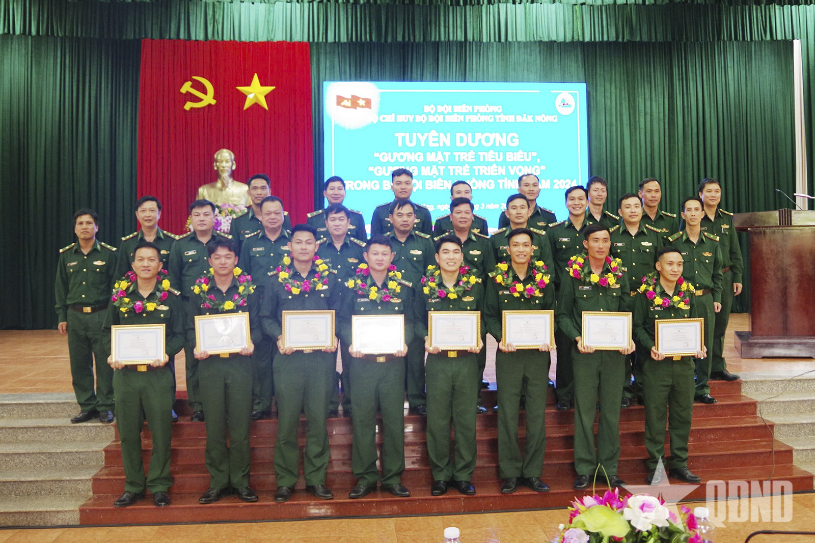 Bộ đội Biên phòng tỉnh Đắk Nông tuyên dương “Gương mặt trẻ tiêu biểu”